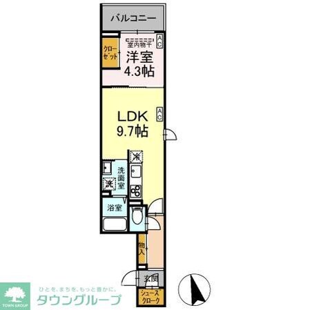 Asset-Court小金井本町Aの物件間取画像